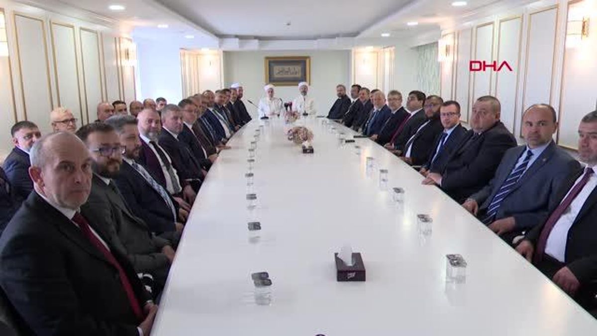 ANKARA-Diyanet İşleri Lideri Erbaş, Bulgaristan Başmüftüsü ile görüştü