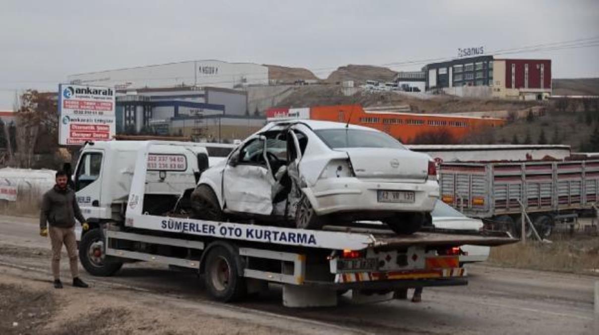 Ankara'da 2 araba çarpıştı: 6 yaralı