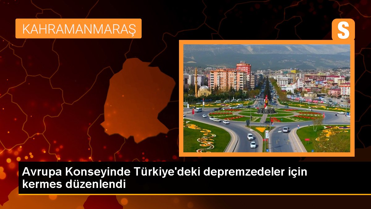 Avrupa Kurulunda Türkiye'deki depremzedeler için kermes düzenlendi