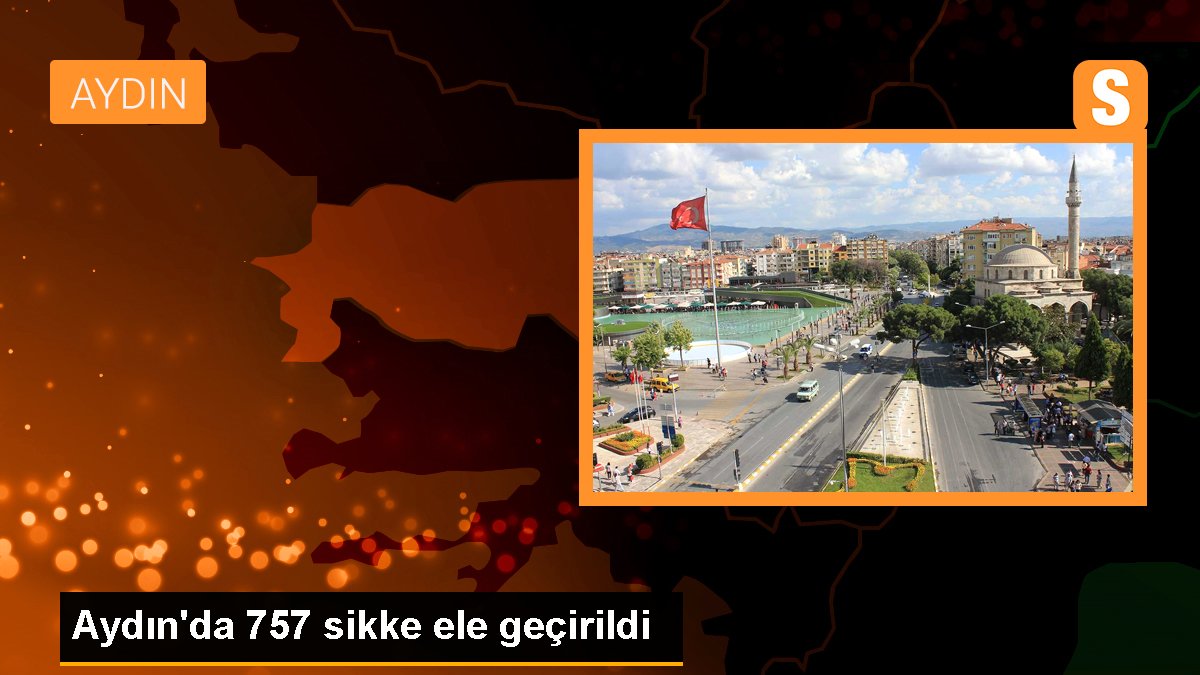Aydın'da 757 sikke ele geçirildi