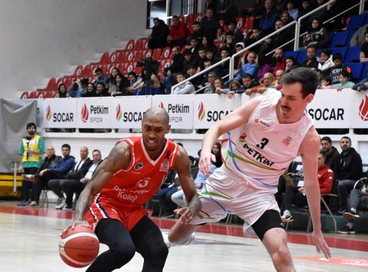 Basketbol Harika Ligi: Aliağa Petkimspor: 77 Bahceşehir Koleji : 69