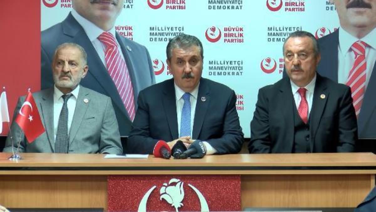 Destici: HDP'yi UYGUN Parti'ye tercih etmiş oldular