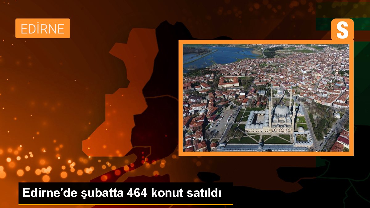 Edirne'de şubatta 464 konut satıldı