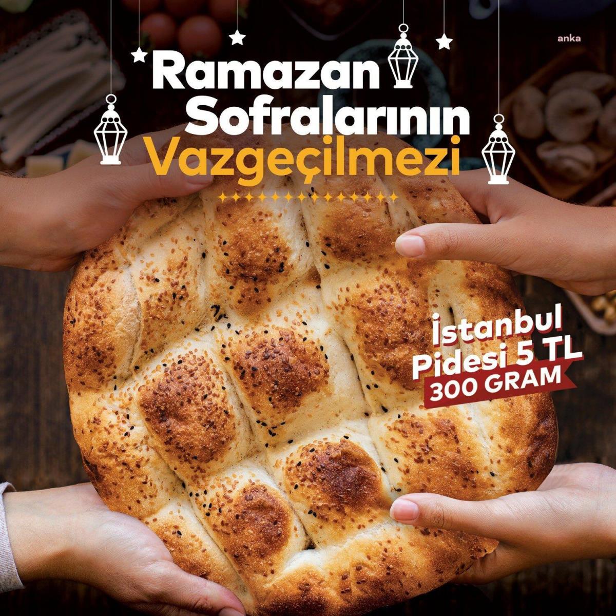 İmamoğlu: Vatandaşlarımız Ramazan'da 300 Gramlık Pideyi 5 TL'den Halk Ekmek Büfelerinden Satın Alabilecekler