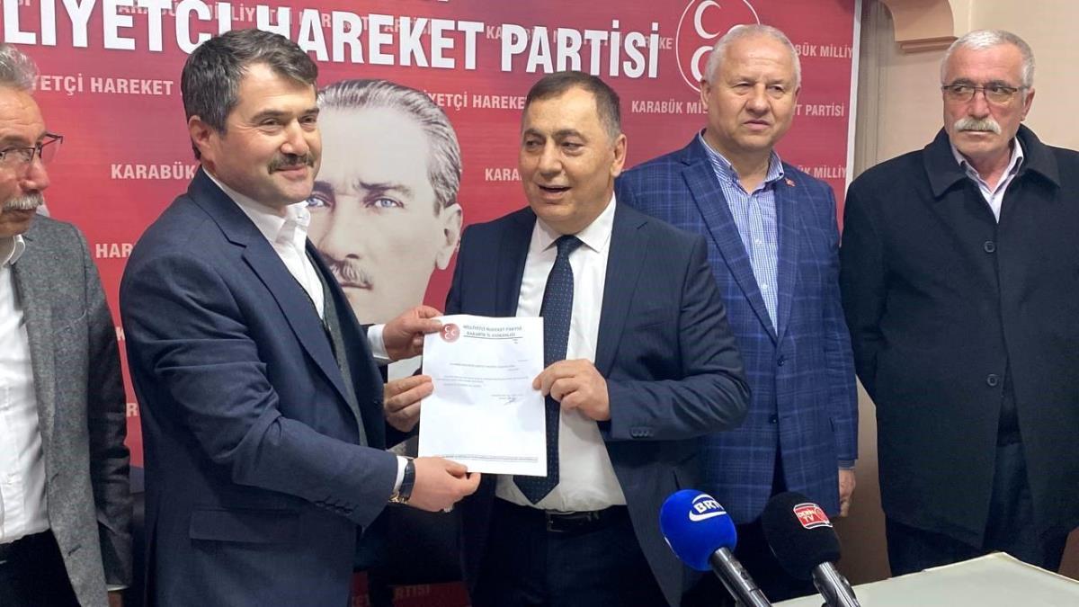 Karagül MHP'ye milletvekili aday adaylığı başvurusu yaptı