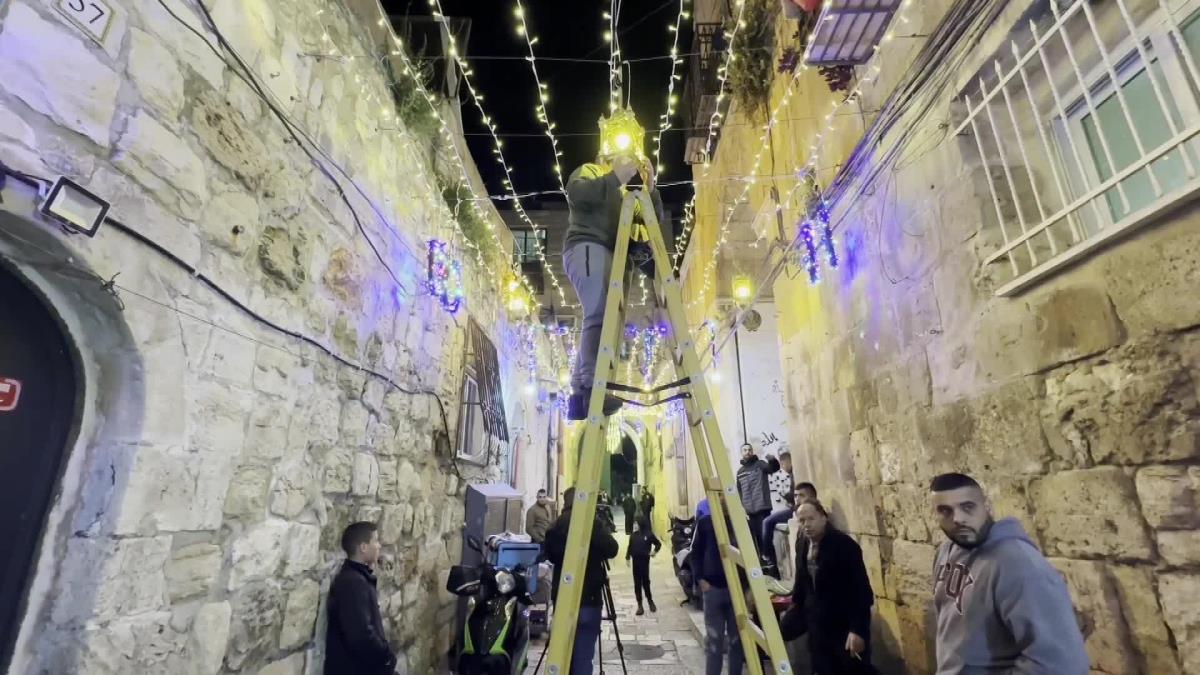 Kudüs'ün Eski Kenti Ramazan Öncesinde Aydınlatıldı