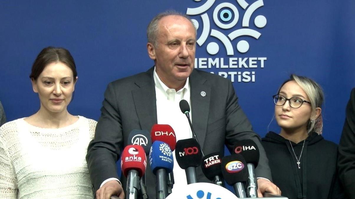 Memleket Partisi Başkanı İnce: "(107 eski CHP'li vekilin çağrısı) O çağrıyı bana değil genel liderlerine yapsınlar"