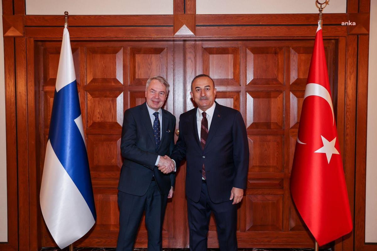 Mevlüt Çavuşoğlu, Finlandiya Dışişleri Bakanı Pekka Haavısto ile Bir Ortaya Geldi