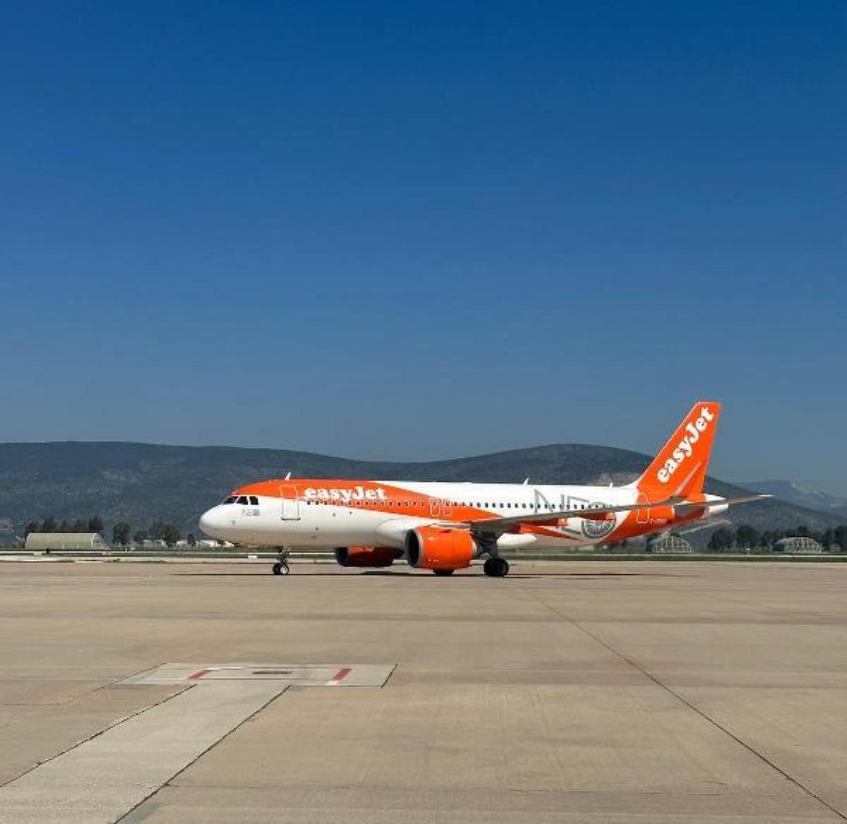 Milas-Bodrum Havalimanı, dönemin birinci dış çizgi uçuşunu karşıladı