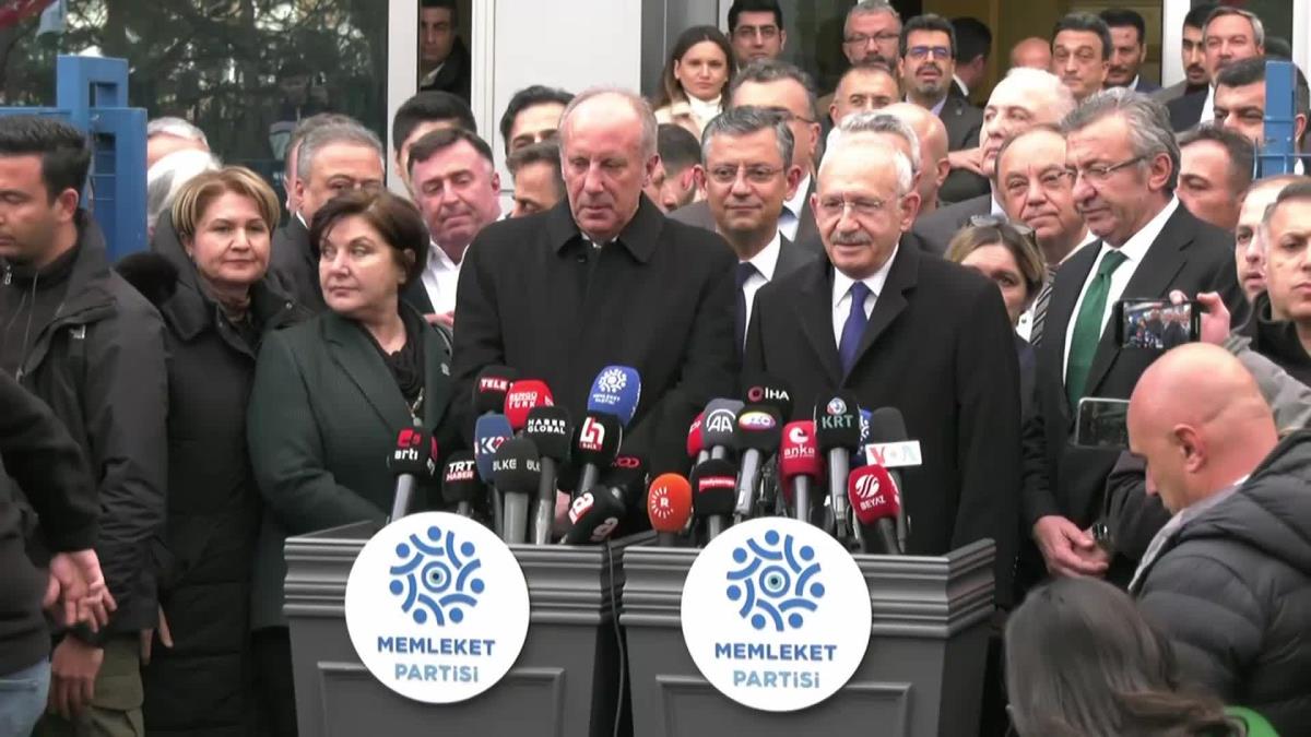 Millet İttifakı Cumhurbaşkanı Adayı Kılıçdaroğlu, Muharrem İnce'yi Ziyaret Etti… Kılıçdaroğlu: "Halil İbrahim Sofrasını Büyütmeye Çalışıyoruz"