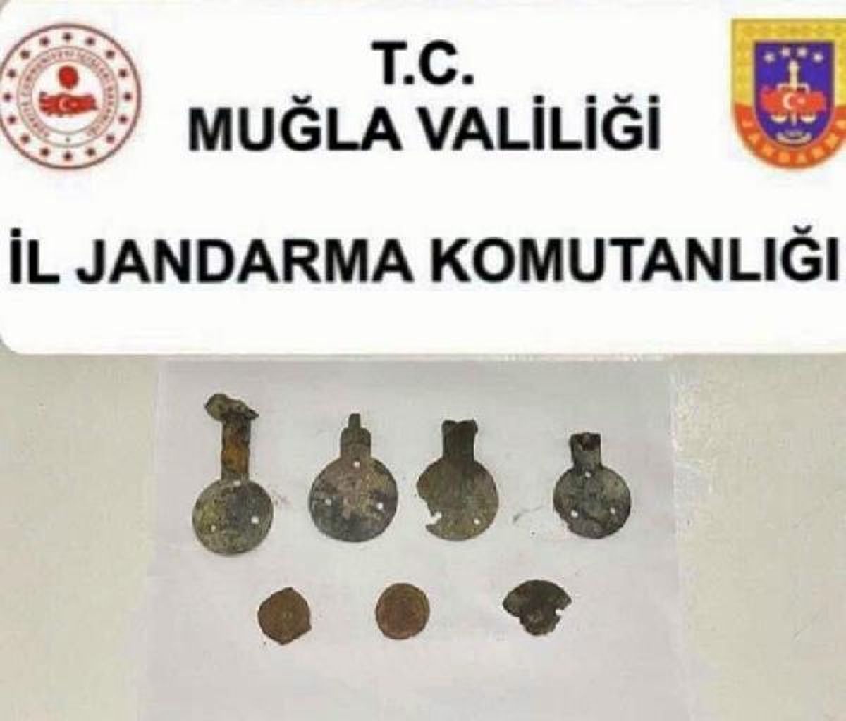 Muğla'da tarihi eser operasyonuna 2 gözaltı