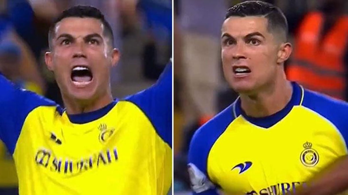 Ronaldo'dan çılgın gol! Tribündeki Suudiler gördüklerini hiçbir vakit unutamayacak