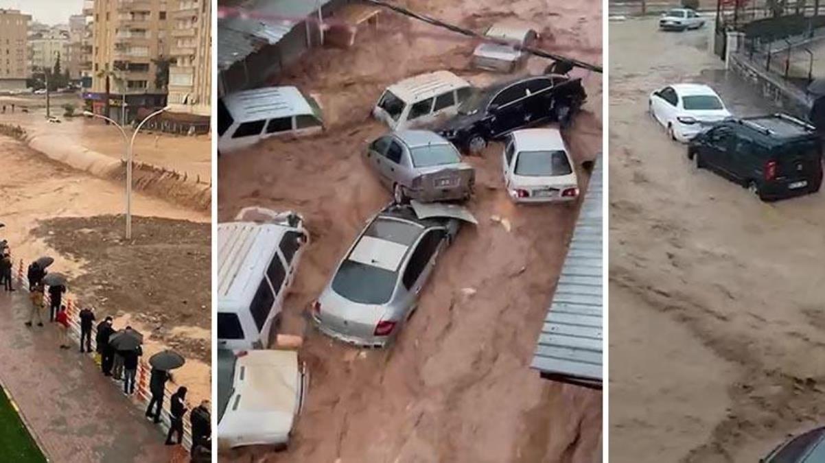 Şanlıurfa'da sel felaketi! Yerleşim yerleri sular altında kaldı, eğitime orta verildi