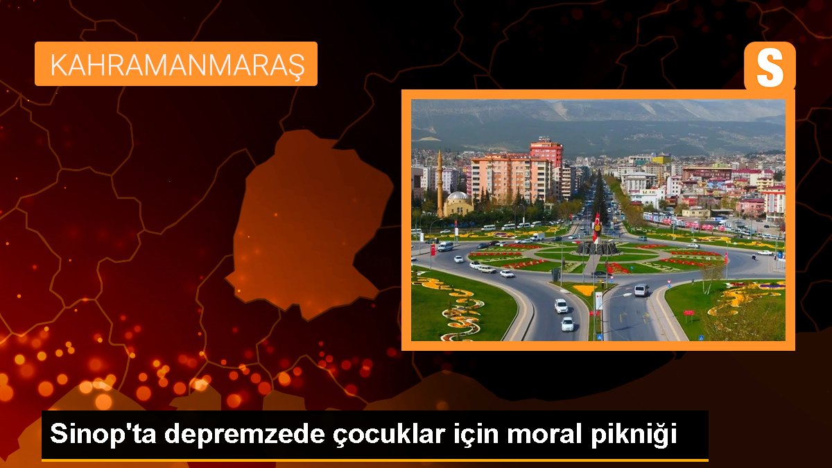 Sinop'ta depremzede çocuklar için moral pikniği