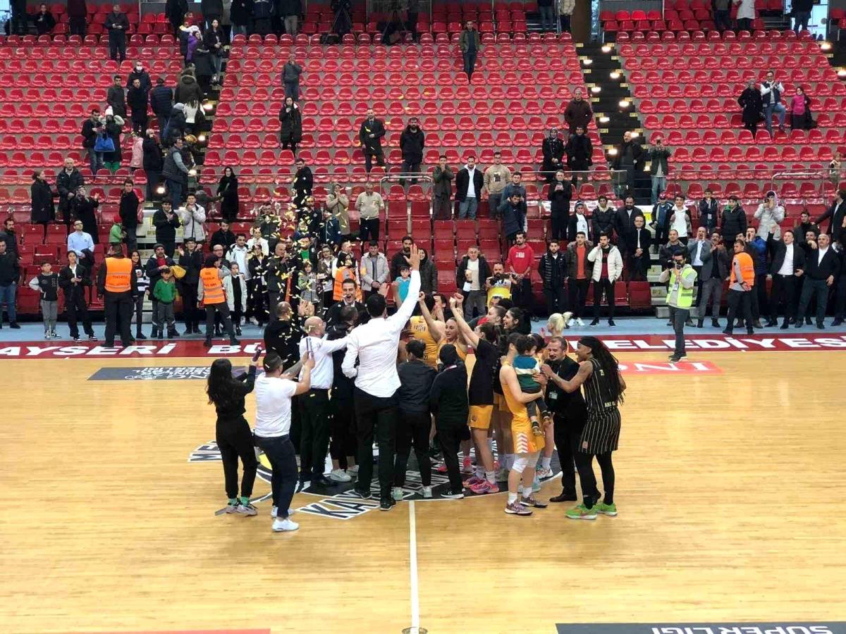 TKBL: Melikgazi Kayseri Basketbol: 76 Çankaya Üniversitesi: 66