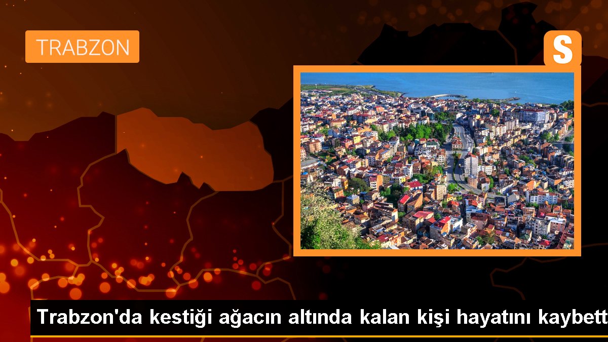Trabzon'da kestiği ağacın altında kalan kişi hayatını kaybetti