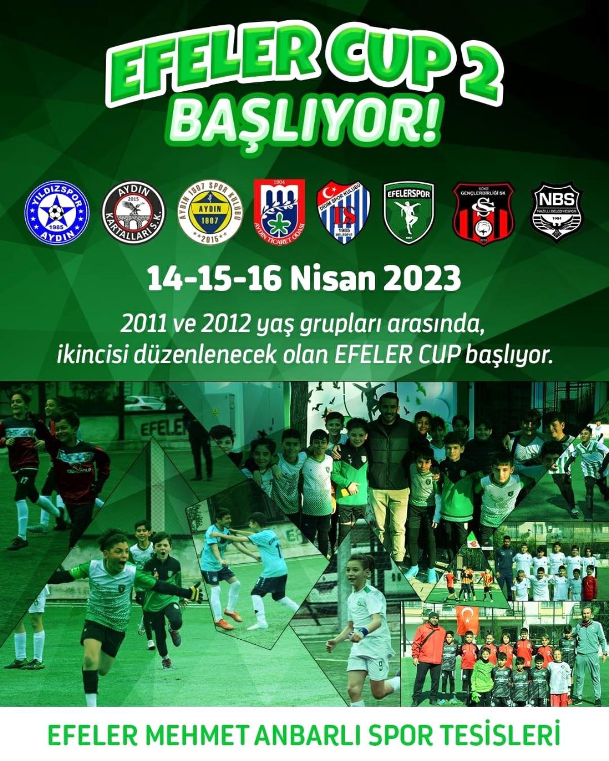Aydın'da 2'inci Efeler Cup Futbol Turnuvası başlıyor