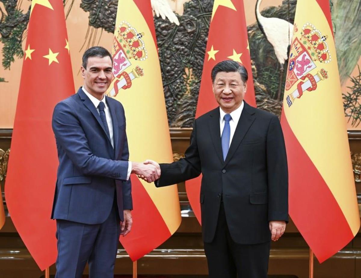 Çin Cumhurbaşkanı Xi, İspanya Başbakanı Sanchez ile Görüştü