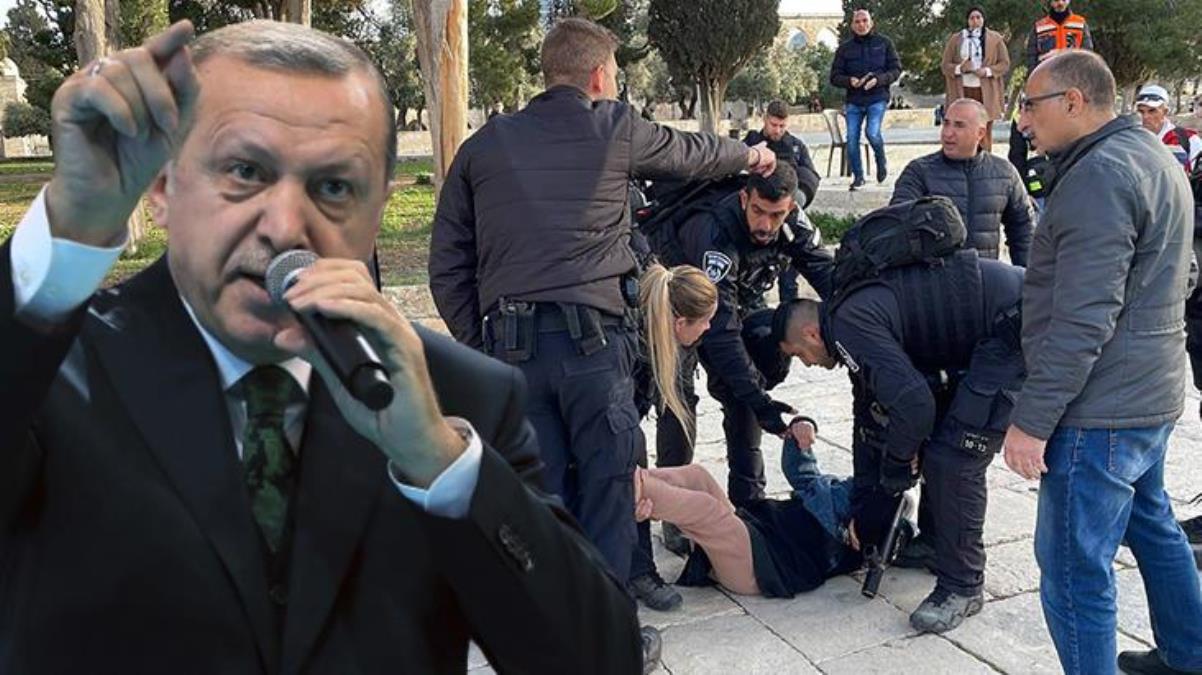 Cumhurbaşkanı Erdoğan'dan İsrail'e Mescid-i Aksa reaksiyonu: Zulüm siyasetidir