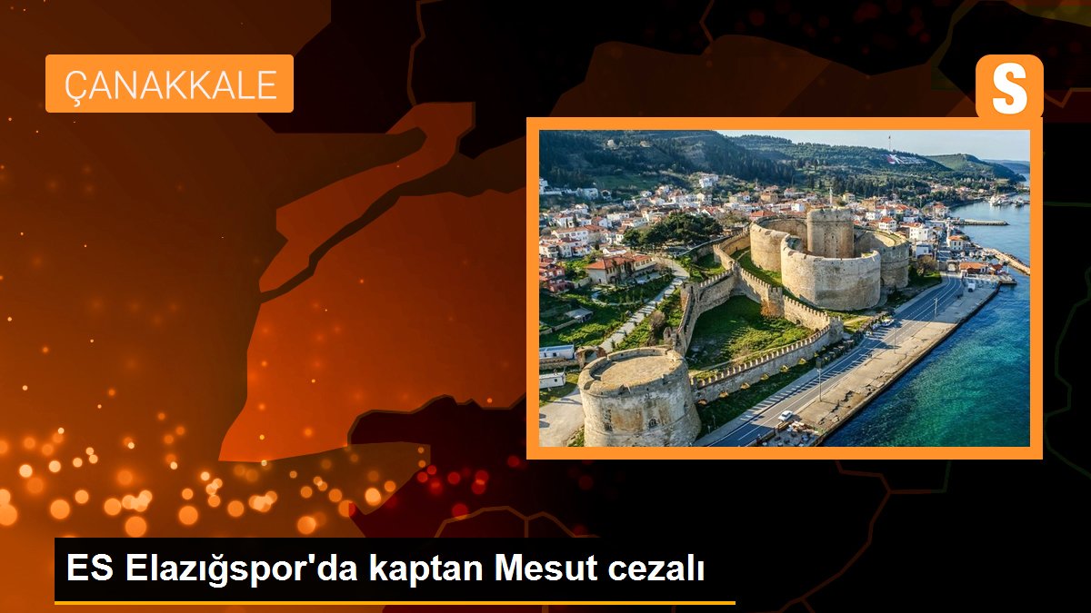 ES Elazığspor'da kaptan Mesut cezalı