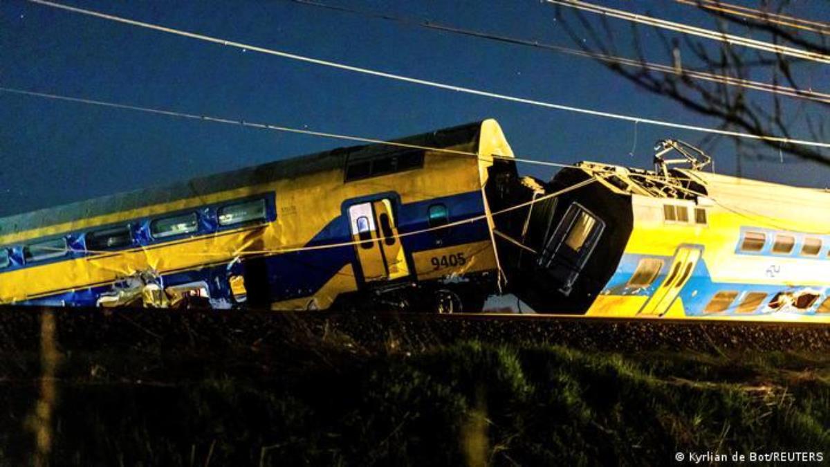 Hollanda'da tren kazası: En az 1 meyyit, 30 yaralı