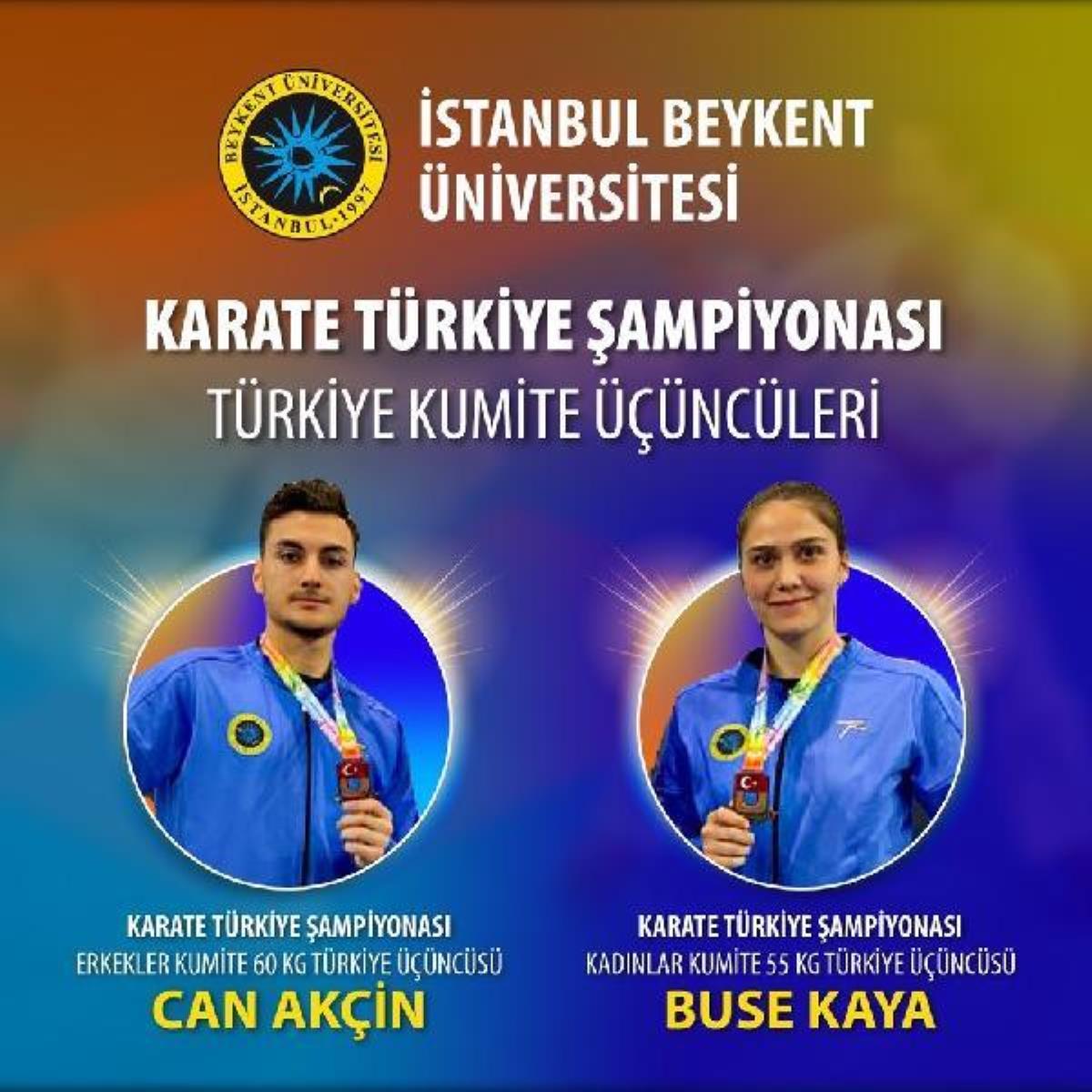 Karate Türkiye Şampiyonası'ndan madalya ile döndüler