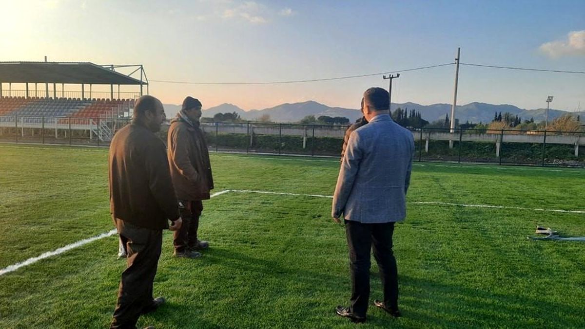 Kardeşköy Futbol Alanı'nda sona geliniyor
