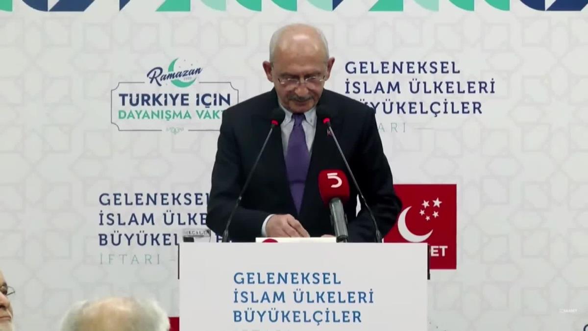 Kılıçdaroğlu: İslam Dünyası Şikayet Eder. Ben, Şikayetten Yana Değilim, Sıkıntıları Çözmekten Yanayım