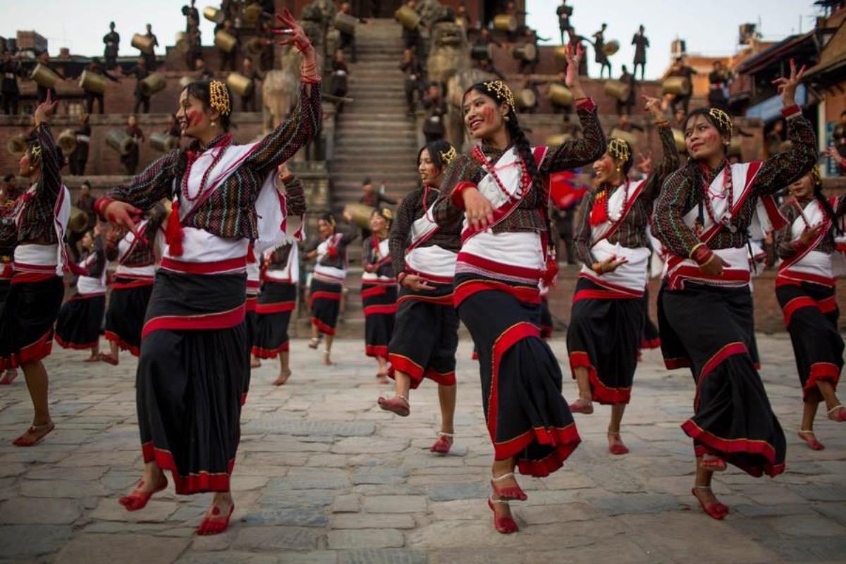 Nepal'de Yaklaşan Yeni Yılı Karşılamak İçin Müzik Aktifliği Düzenlendi