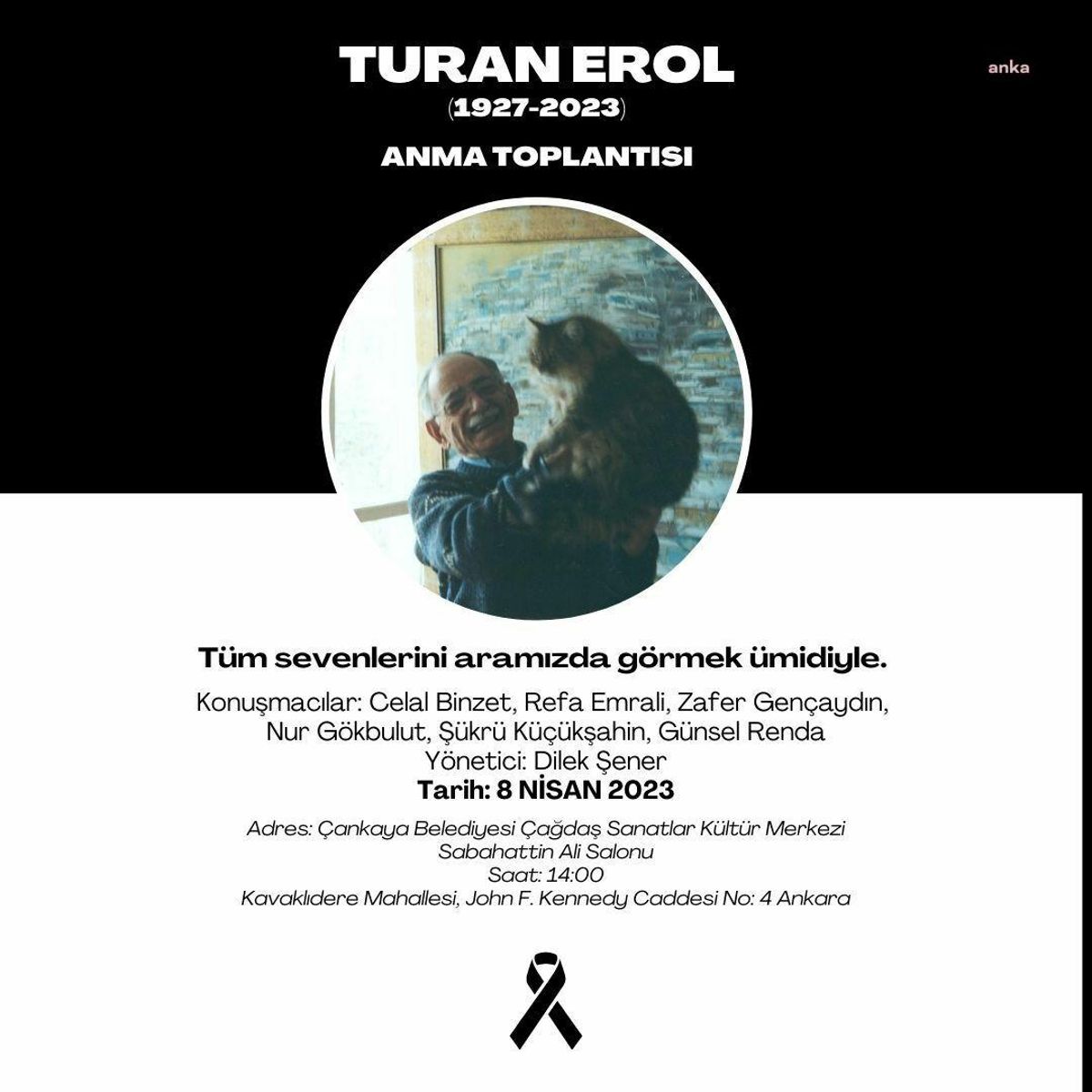 Ressam Turan Erol Ankara'da Anılacak