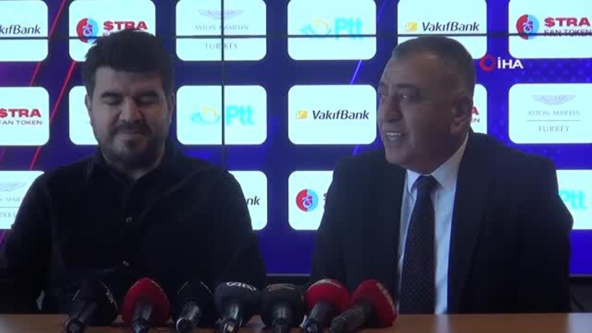 Trabzonspor ve Kayserispor yöneticileri maç öncesi dostluk bildirisi verdi