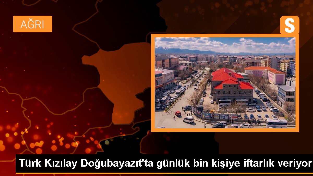 Türk Kızılay Doğubayazıt'ta günlük bin bireye iftarlık veriyor