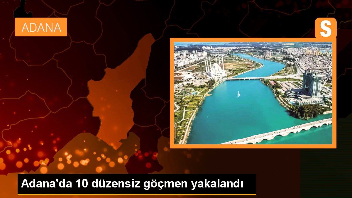 Adana'da 10 sistemsiz göçmen yakalandı