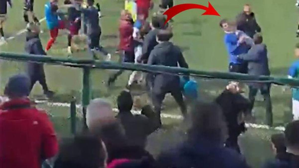 Alanlarda görmek istemediğimiz hareketler! Rizespor-Trabzonspor U16 maçında genç oyuncuya pes dedirten atak