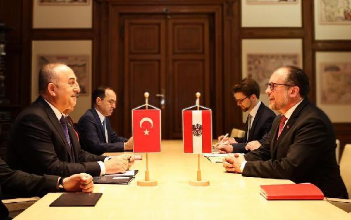 Çavuşoğlu, Avusturya Dışişleri Bakanı ile Görüştü