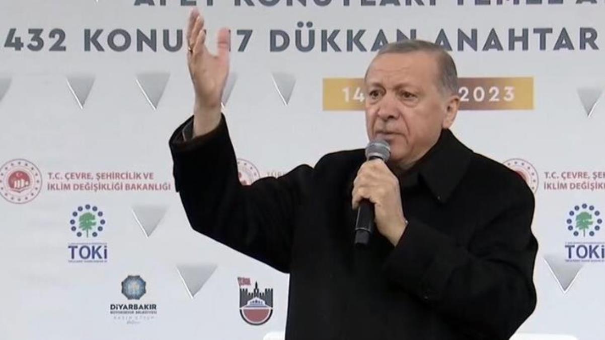 Cumhurbaşkanı Erdoğan, Diyarbakır'da Kılıçdaroğlu ve HDP'ye ateş püskürdü: Kürt kardeşlerimi aldatacaklarını zannediyorlar
