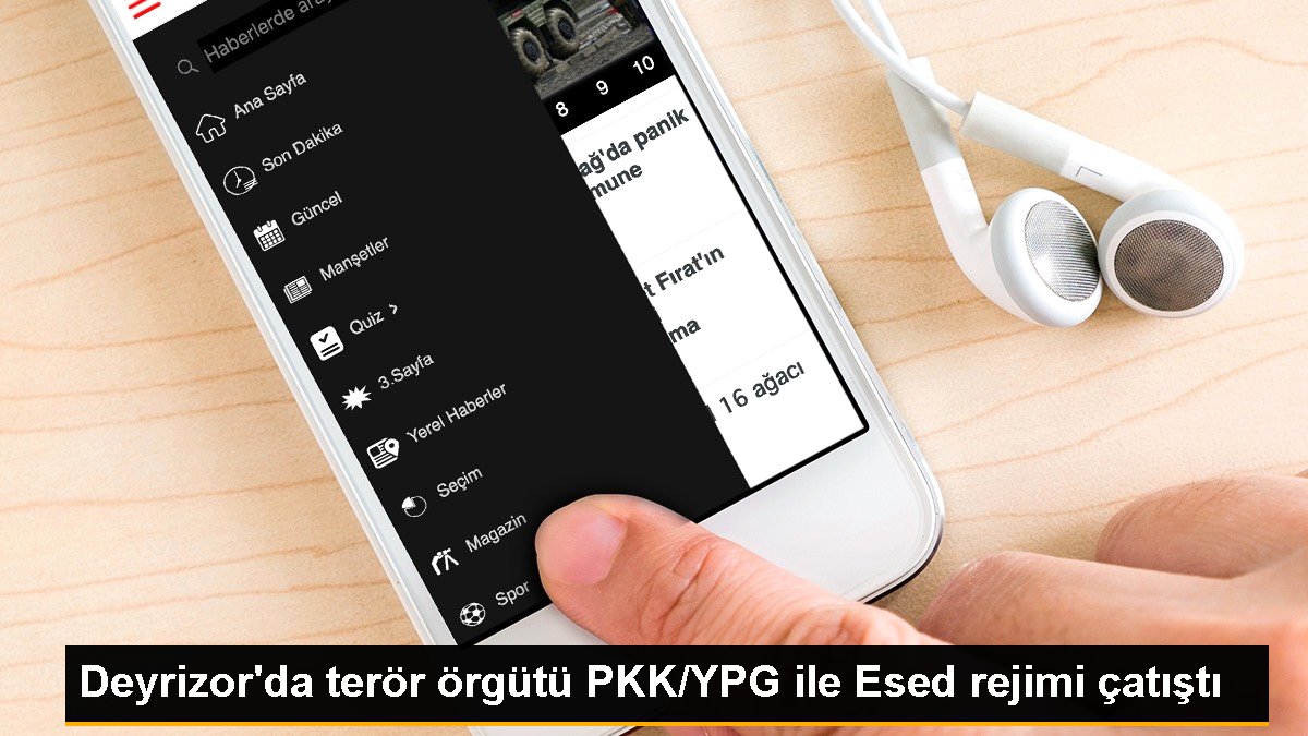 Deyrizor'da terör örgütü PKK/YPG ile Esed rejimi çatıştı