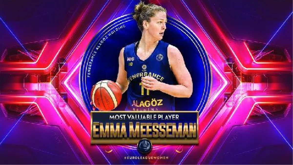 Fenerbahçe Alagöz Holding'den Emma Meesseman, Bayanlar EuroLeague MVP mükafatını kazandı