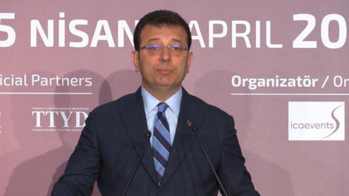 İstanbul Büyükşehir Belediye Lideri İmamoğlu, EMITT Fuarı'na katıldı