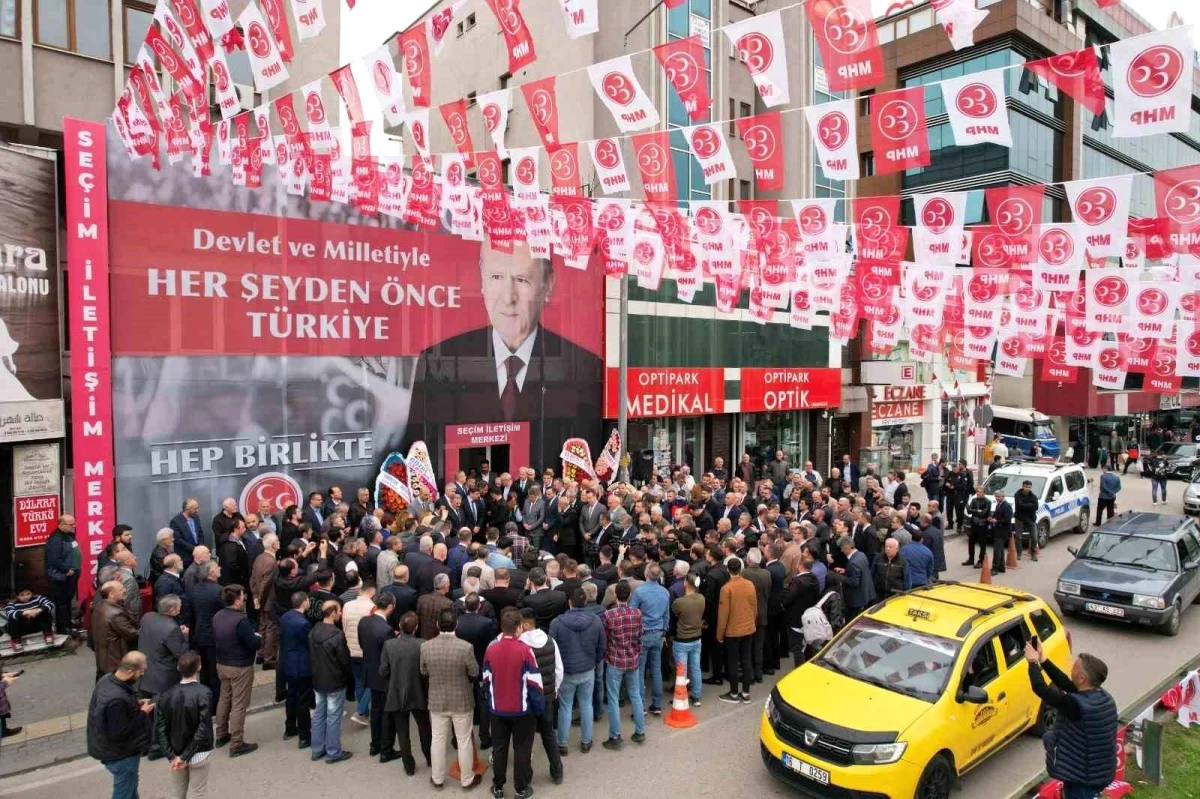 MHP Bursa Seçim İrtibat Merkezi açıldı