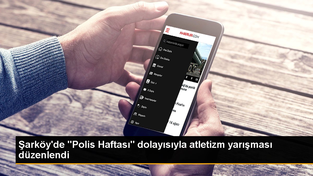 Şarköy'de "Polis Haftası" münasebetiyle atletizm yarışı düzenlendi