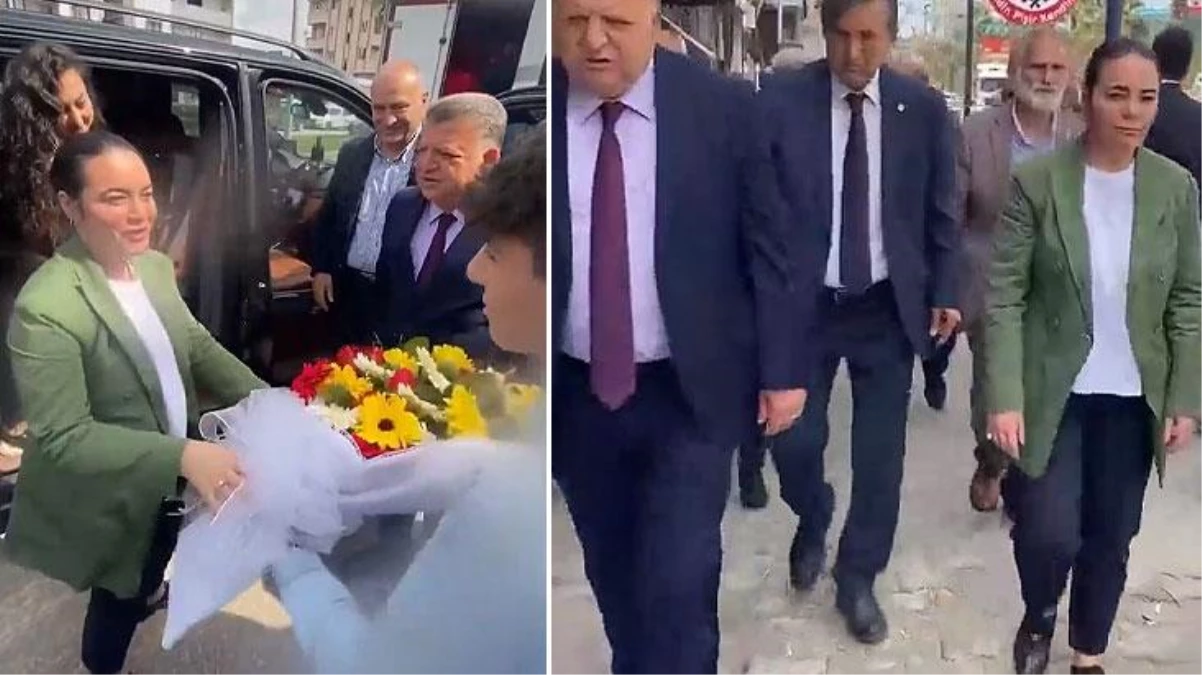 UYGUN Parti'den aday olan Alparslan Türkeş'in kızı alana indi! Hem de "Türkeş Türkeş Gelecek" müziğiyle