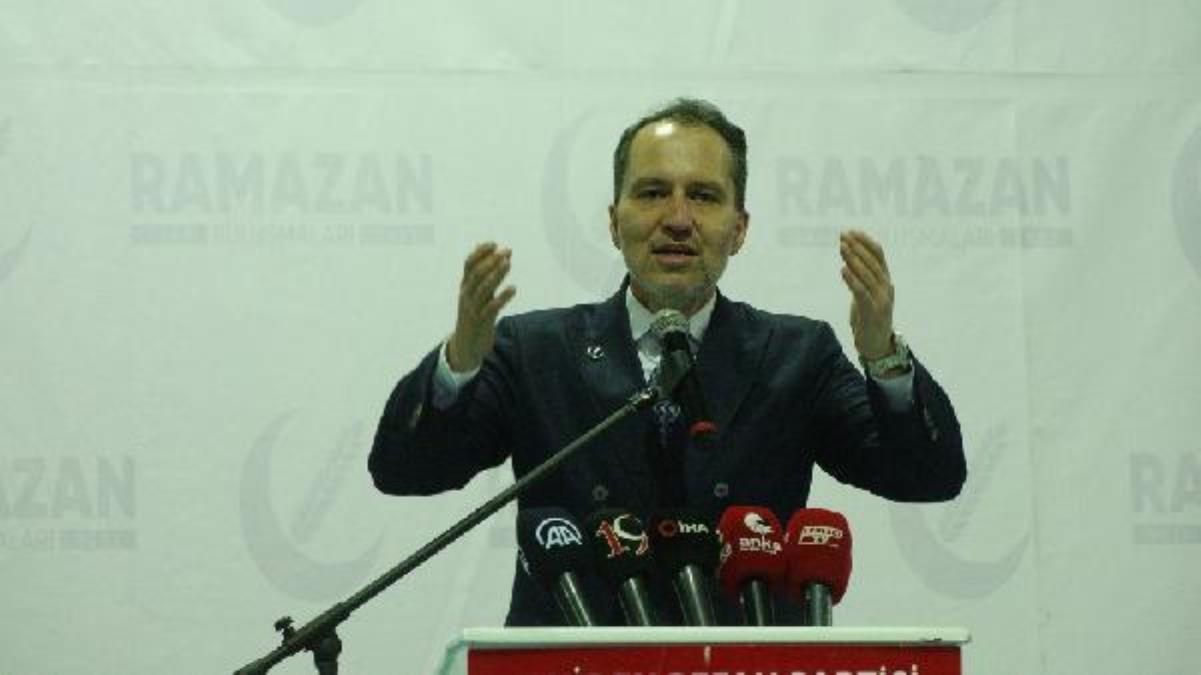 Yine Refah Partisi Genel Lideri Fatih Erbakan, Cumhur İttifakı'na katıldıklarını açıkladı