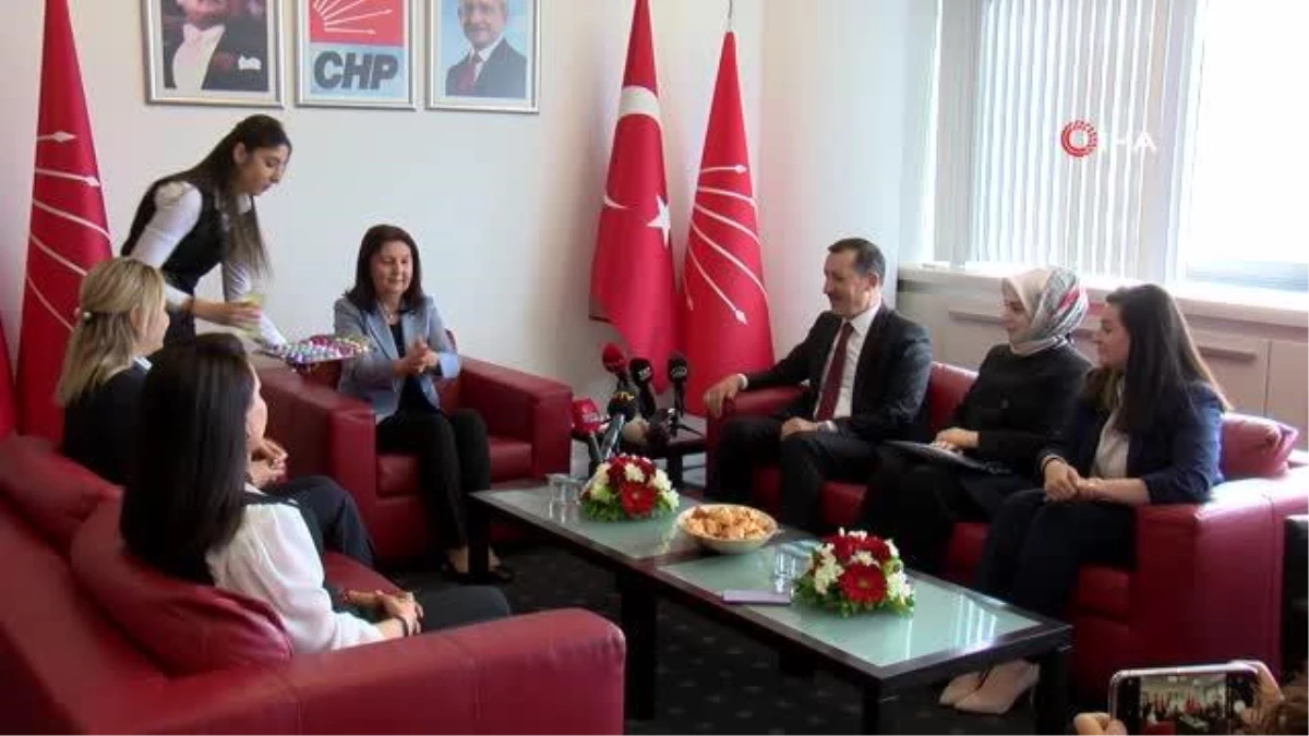 AK Parti, CHP'ye Ramazan Bayramı ziyareti gerçekleştirdi