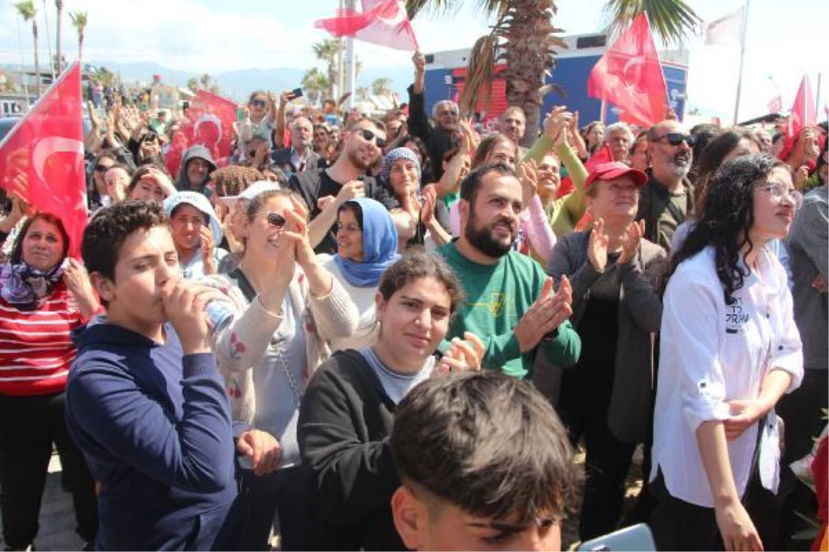 Akşener ve İmamoğlu Samandağ'da miting düzenledi