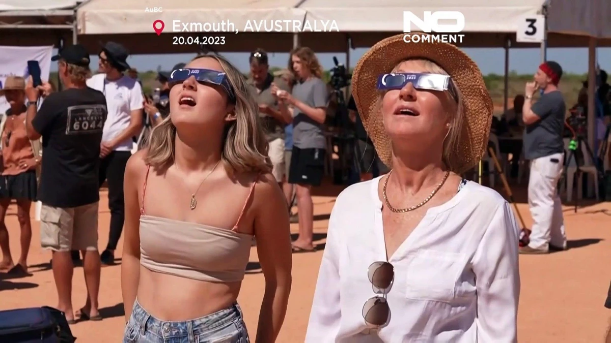 Avustralya'da hibrit Güneş tutulmasını binlerce kişi izledi