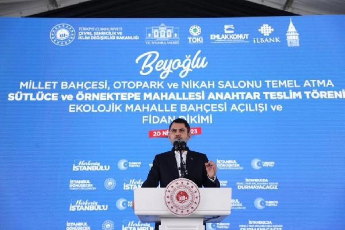 Bakan Kurum Beyoğlu'da Seçim Çalışmaları Yürüttü