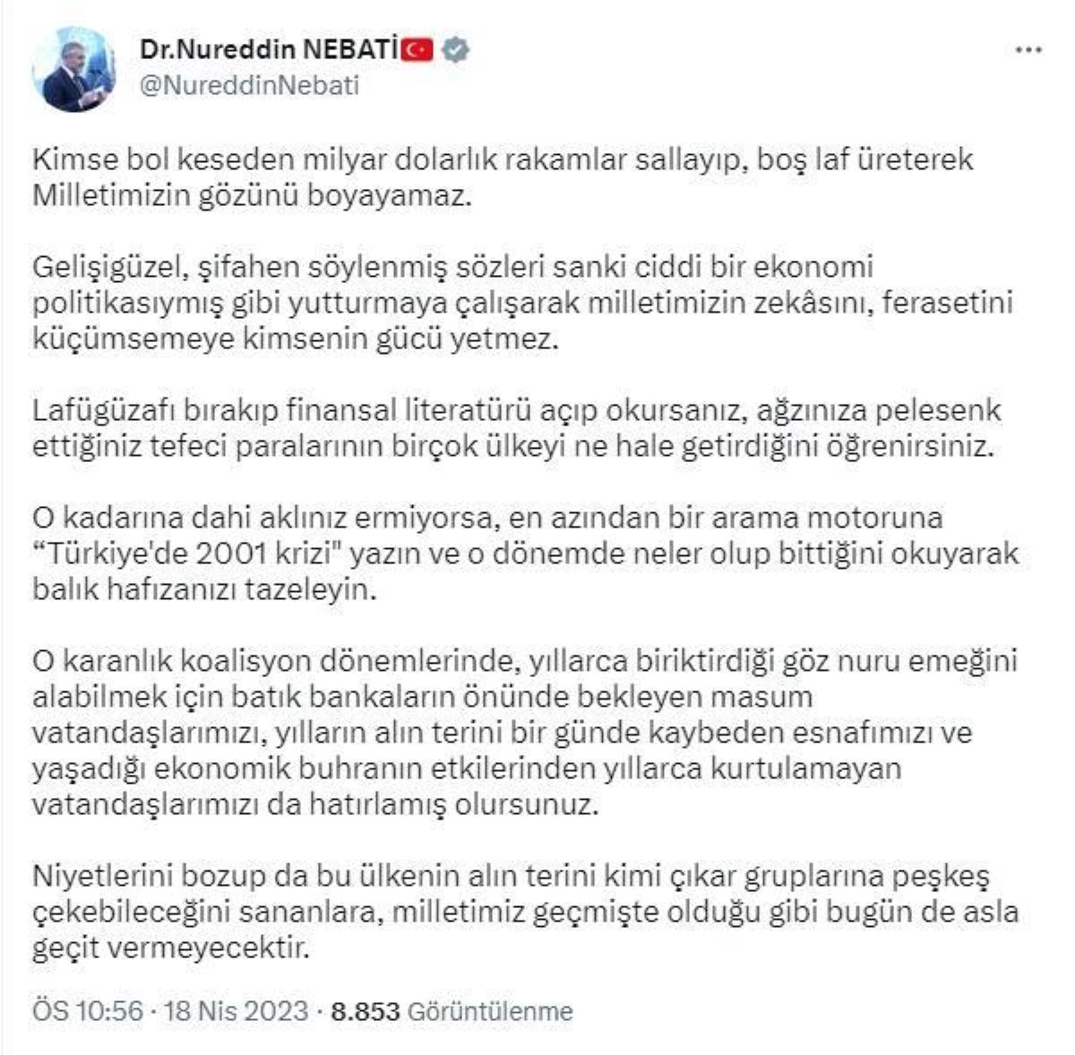 Bakan Nebati, Kılıçdaroğlu'na yüklendi (2)