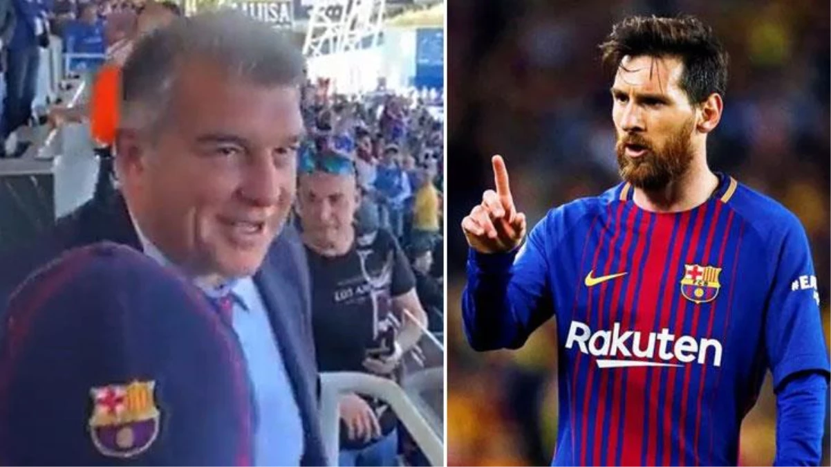 Barcelona Lideri Laporta'nın "Messi dönecek mi?" sorusuna verdiği karşılık, duyanları çılgına döndürdü!