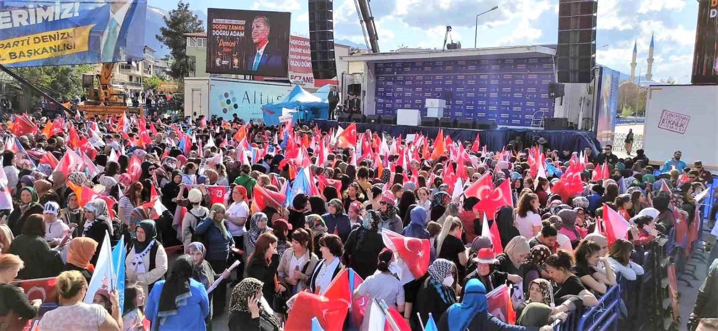 Cumhurbaşkanı Erdoğan, Denizli'de halkla buluştu